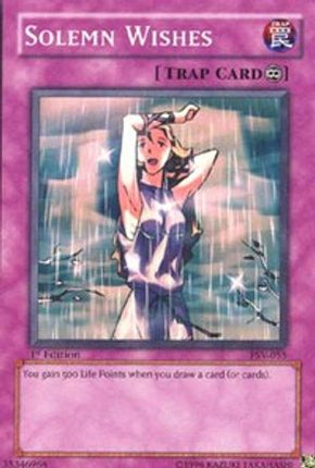 Solemn Wishes (Common / Short Print) [PSV-055] Pharaoh's Servant Unlimited