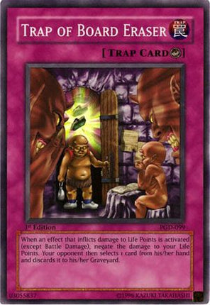 Trap of Board Eraser (Super Rare) [PGD-099] Pharaonic Guardian Unlimited