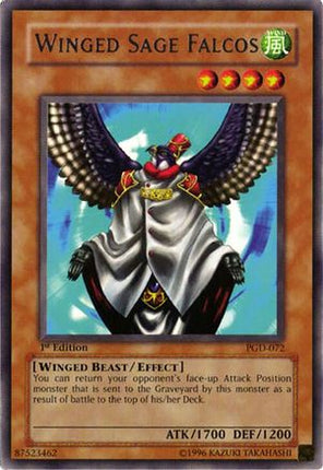 Winged Sage Falcos (Rare) [PGD-072] Pharaonic Guardian 1st Edition