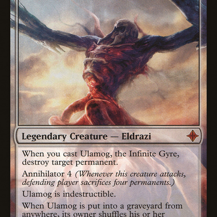 Ulamog, the Infinite Gyre [Rise of the Eldrazi]
