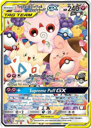 Togepi & Cleffa & Igglybuff GX - 143a/236 [Alternate Art Promos] Holofoil