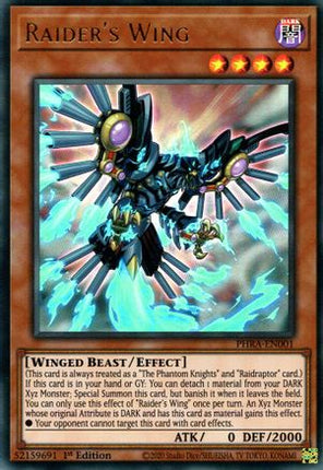 Raider's Wing (Ultra Rare) [PHRA-EN001] 1st Edition