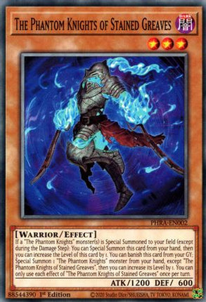 The Phantom Knights of Stained Greaves (Common / Short Print) [PHRA-EN002] 1st Edition