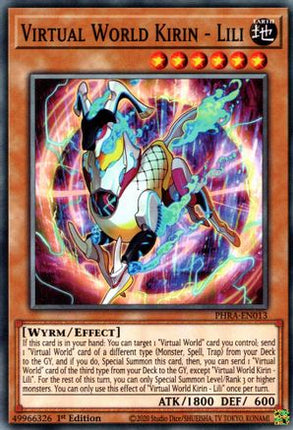 Virtual World Kirin - Lili (Common / Short Print) [PHRA-EN013] 1st Edition