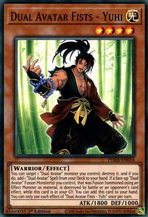 Dual Avatar Fists - Yuhi (Super Rare) [PHRA-EN014] 1st Edition