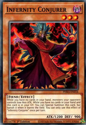 Infernity Conjurer (Common / Short Print) [PHRA-EN016] 1st Edition