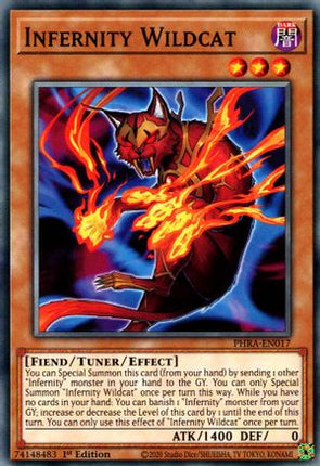 Infernity Wildcat (Common / Short Print) [PHRA-EN017] 1st Edition