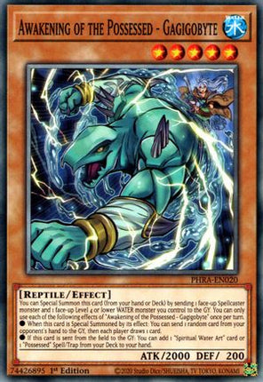 Awakening of the Possessed - Gagigobyte (Common / Short Print) [PHRA-EN020] 1st Edition