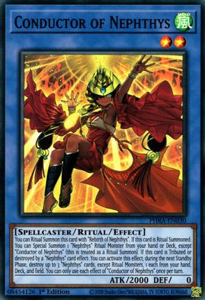 Conductor of Nephthys (Super Rare) [PHRA-EN030] 1st Edition