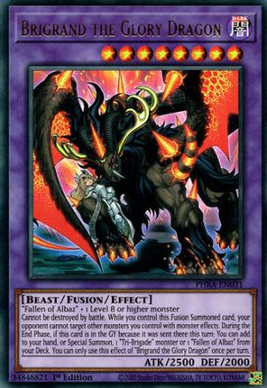Brigrand the Glory Dragon (Ultra Rare) [PHRA-EN031] 1st Edition
