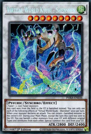 Virtual World Kyubi - Shenshen (Secret Rare) [PHRA-EN036] 1st Edition