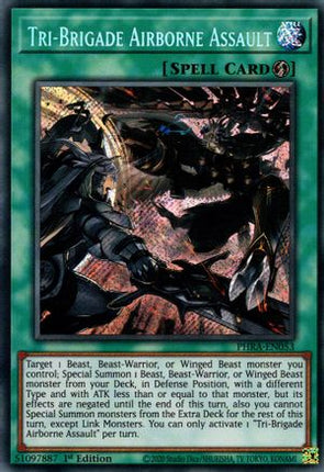 Tri-Brigade Airborne Assault (Secret Rare) [PHRA-EN053] 1st Edition