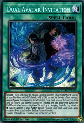 Dual Avatar Invitation (Secret Rare) [PHRA-EN057] 1st Edition