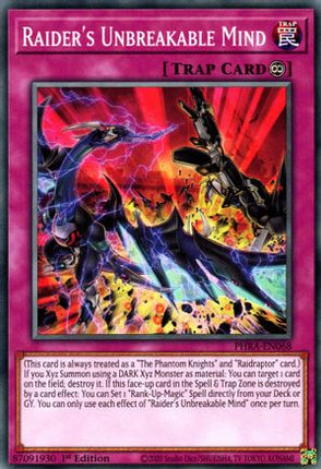 Raider's Unbreakable Mind (Common / Short Print) [PHRA-EN068] 1st Edition