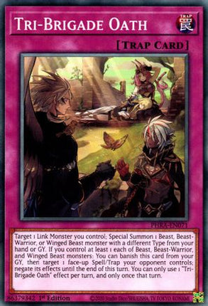 Tri-Brigade Oath (Common / Short Print) [PHRA-EN071] 1st Edition