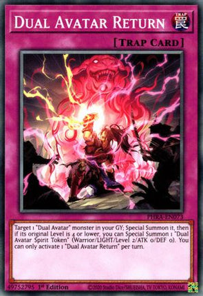 Dual Avatar Return (Common / Short Print) [PHRA-EN073] 1st Edition