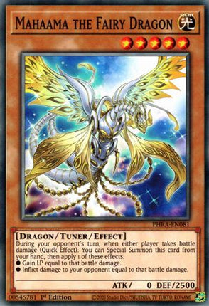 Mahaama the Fairy Dragon (Common / Short Print) [PHRA-EN081] 1st Edition