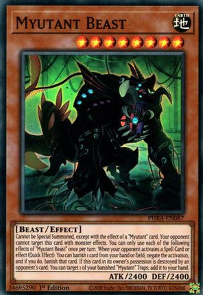 Myutant Beast (Super Rare) [PHRA-EN087] 1st Edition