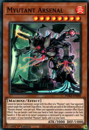 Myutant Arsenal (Super Rare) [PHRA-EN089] 1st Edition