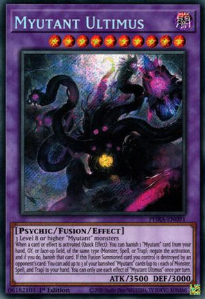 Myutant Ultimus (Secret Rare) [PHRA-EN091] 1st Edition