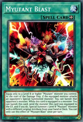 Myutant Blast (Common / Short Print) [PHRA-EN094] 1st Edition