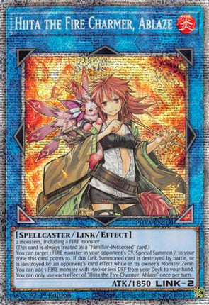 Hiita the Fire Charmer, Ablaze (Starlight Rare)  [PHRA-EN100] 1st Edition