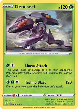 Genesect - 16/185 [SWSH04: Vivid Voltage] Holofoil