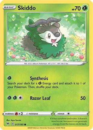 Skiddo - 17/185 [SWSH04: Vivid Voltage]