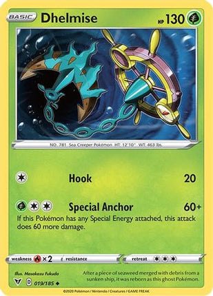 Dhelmise - 19/185 [SWSH04: Vivid Voltage] Reverse Holofoil