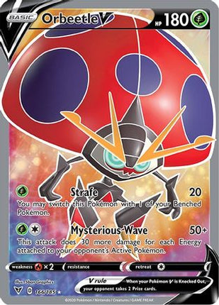 Orbeetle V (Full Art) - 166/185 [SWSH04: Vivid Voltage] Holofoil