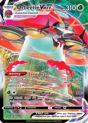 Orbeetle VMAX - 21/185 [SWSH04: Vivid Voltage] Holofoil
