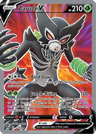 Zarude V (Full Art) - 167/185 [SWSH04: Vivid Voltage] Holofoil