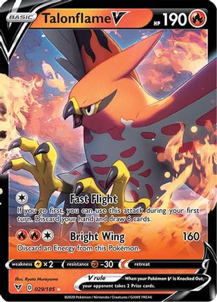 Talonflame V - 29/185 [SWSH04: Vivid Voltage] Holofoil