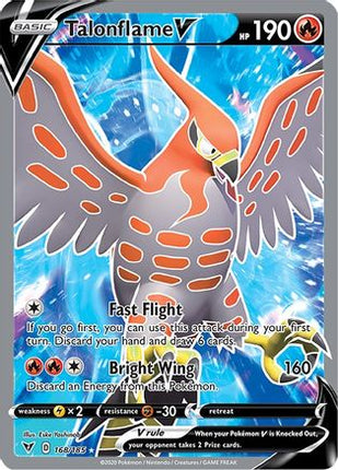 Talonflame V (Full Art) - 168/185 [SWSH04: Vivid Voltage] Holofoil