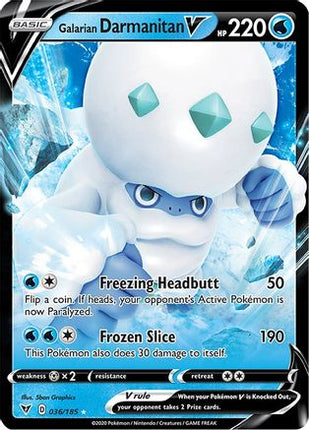 Galarian Darmanitan V - 36/185 [SWSH04: Vivid Voltage] Holofoil