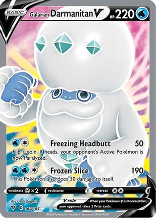 Galarian Darmanitan V (Full Art) - 169/185 [SWSH04: Vivid Voltage] Holofoil