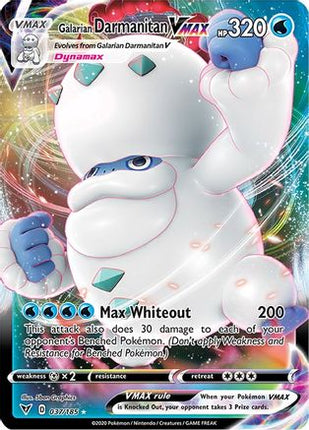 Galarian Darmanitan VMAX - 37/185 [SWSH04: Vivid Voltage] Holofoil