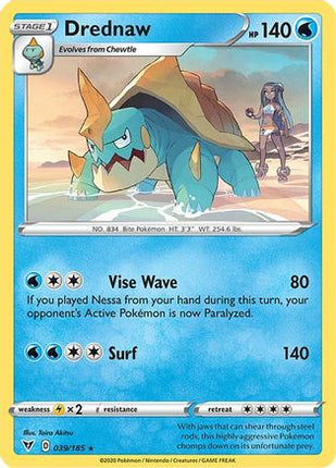 Drednaw - 39/185 [SWSH04: Vivid Voltage] Reverse Holofoil