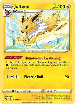 Jolteon - 47/185 [SWSH04: Vivid Voltage] Reverse Holofoil