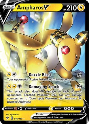 Ampharos V - 49/185 [SWSH04: Vivid Voltage] Holofoil