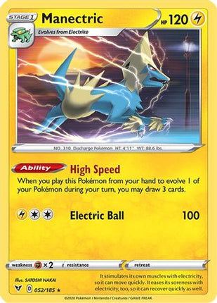 Manectric - 52/185 [SWSH04: Vivid Voltage]