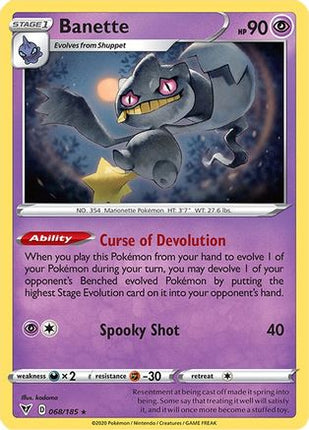 Banette - 68/185 [SWSH04: Vivid Voltage]