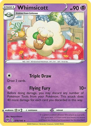 Whimsicott - 76/185 [SWSH04: Vivid Voltage]