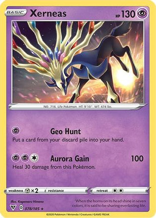 Xerneas - 78/185 [SWSH04: Vivid Voltage] Reverse Holofoil