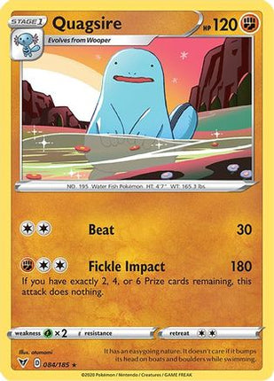Quagsire - 84/185 [SWSH04: Vivid Voltage]
