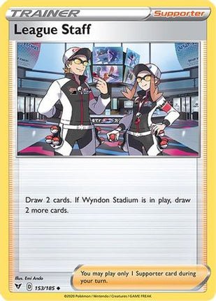 League Staff - 153/185 [SWSH04: Vivid Voltage]