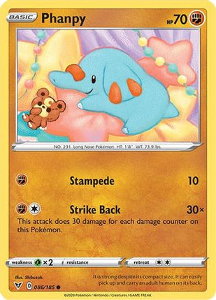 Phanpy - 86/185 [SWSH04: Vivid Voltage]