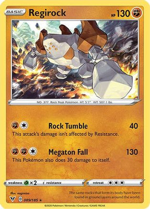 Regirock - 89/185 [SWSH04: Vivid Voltage] Reverse Holofoil