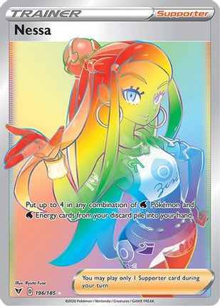 Nessa (Secret) - 196/185 [SWSH04: Vivid Voltage] Holofoil