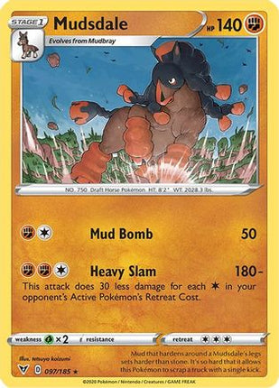 Mudsdale - 97/185 [SWSH04: Vivid Voltage]
